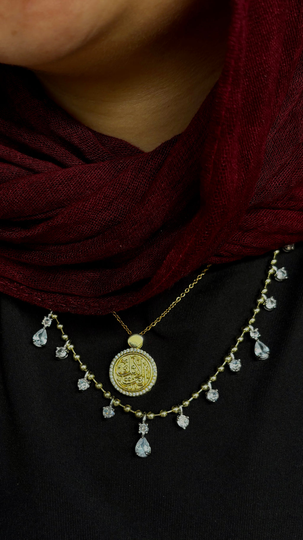 Diamond Drops Necklace