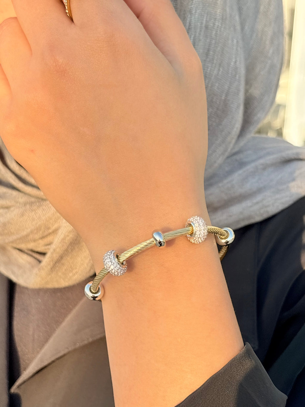 Golden Loop Bangle