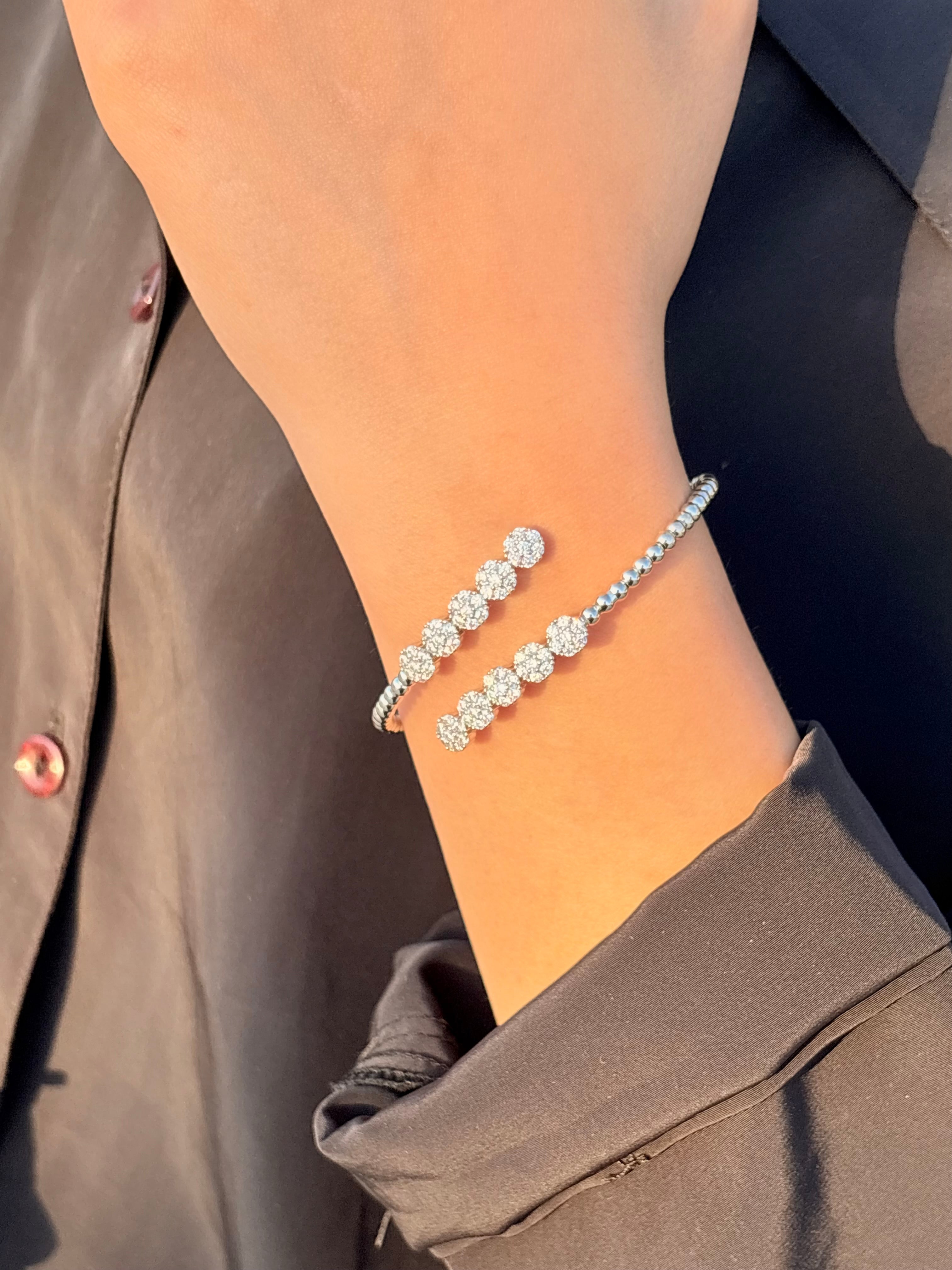 Silver Shine Bangle