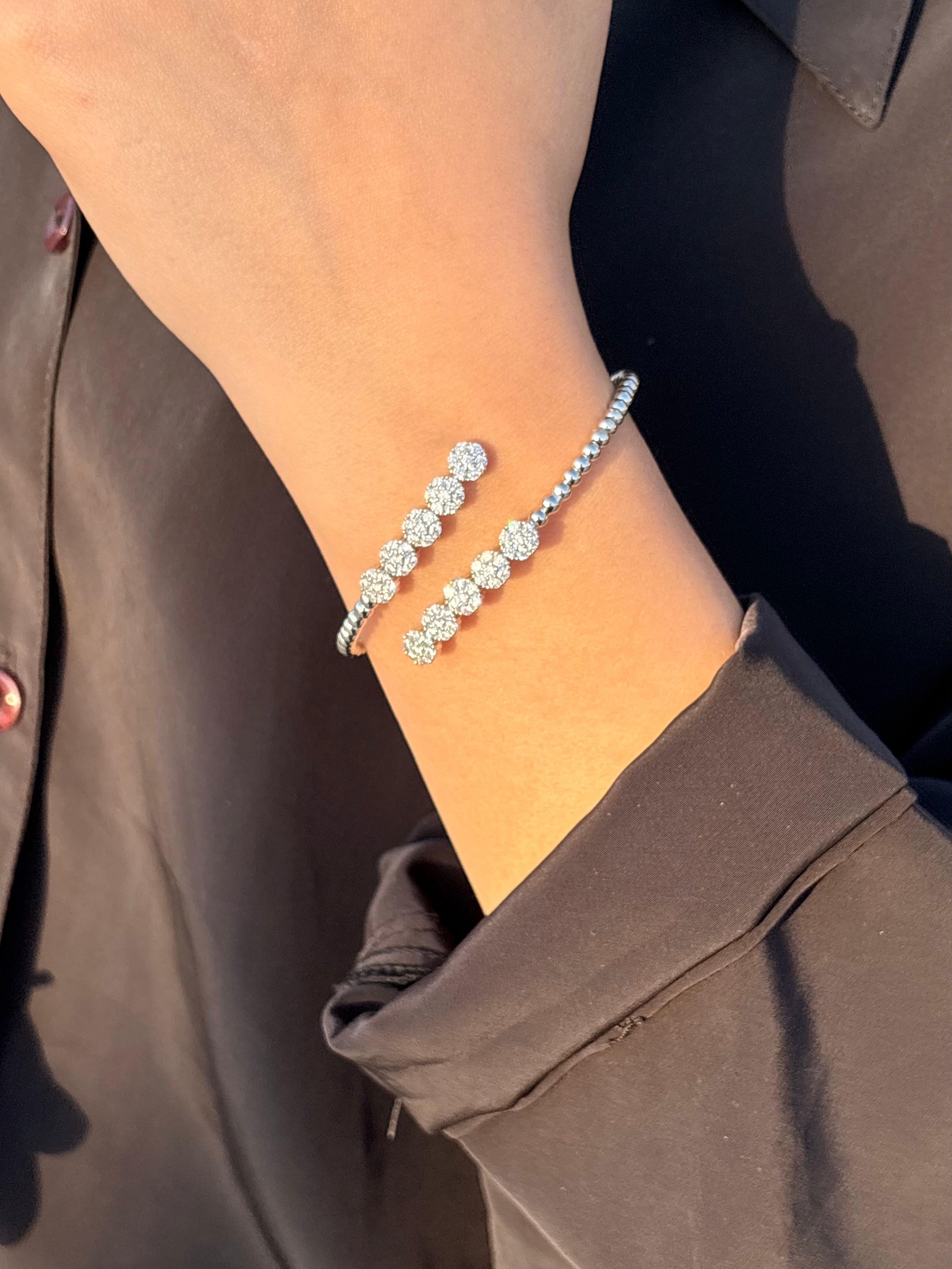 Silver Shine Bangle