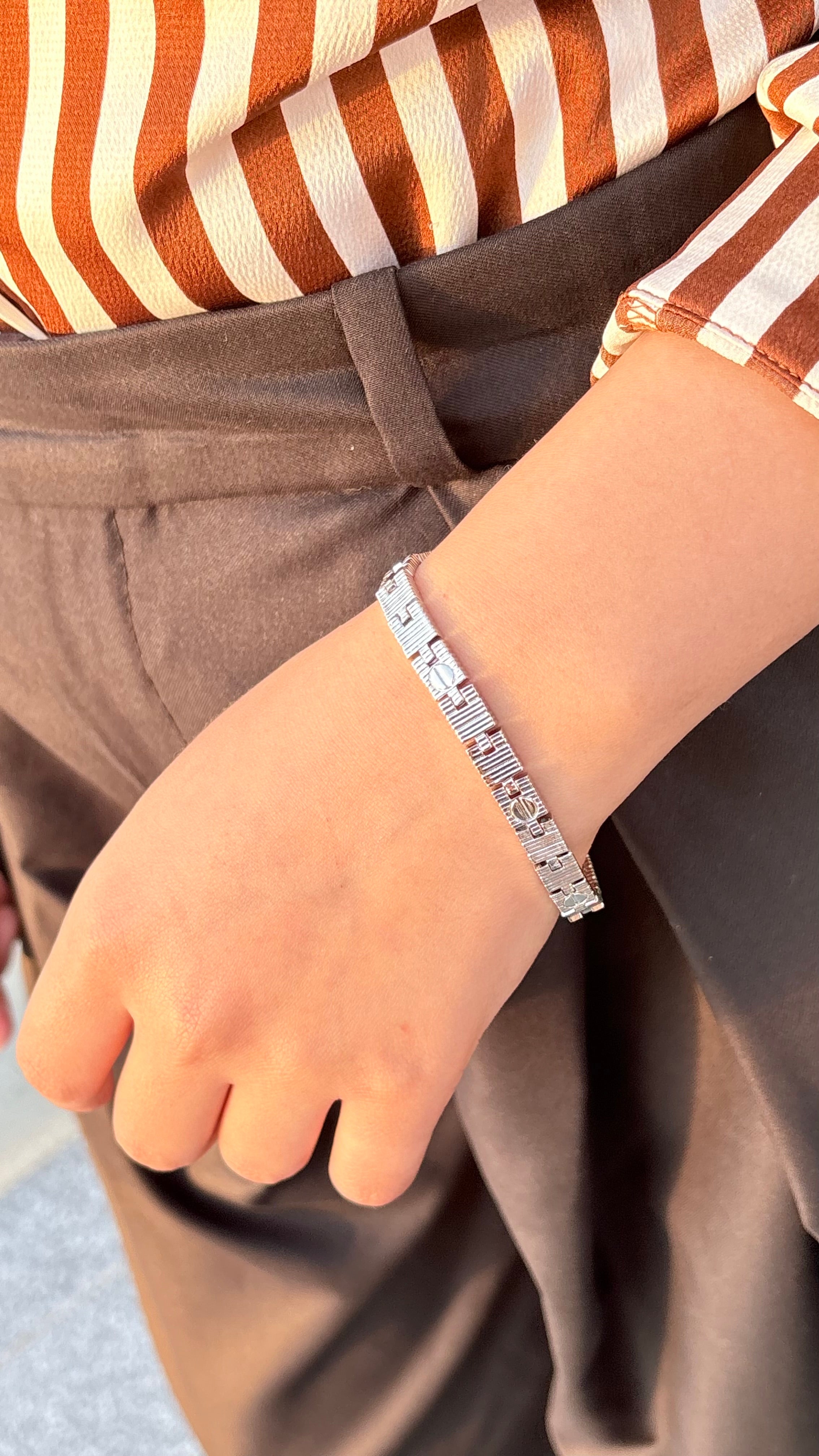 Silver Icon Bracelet
