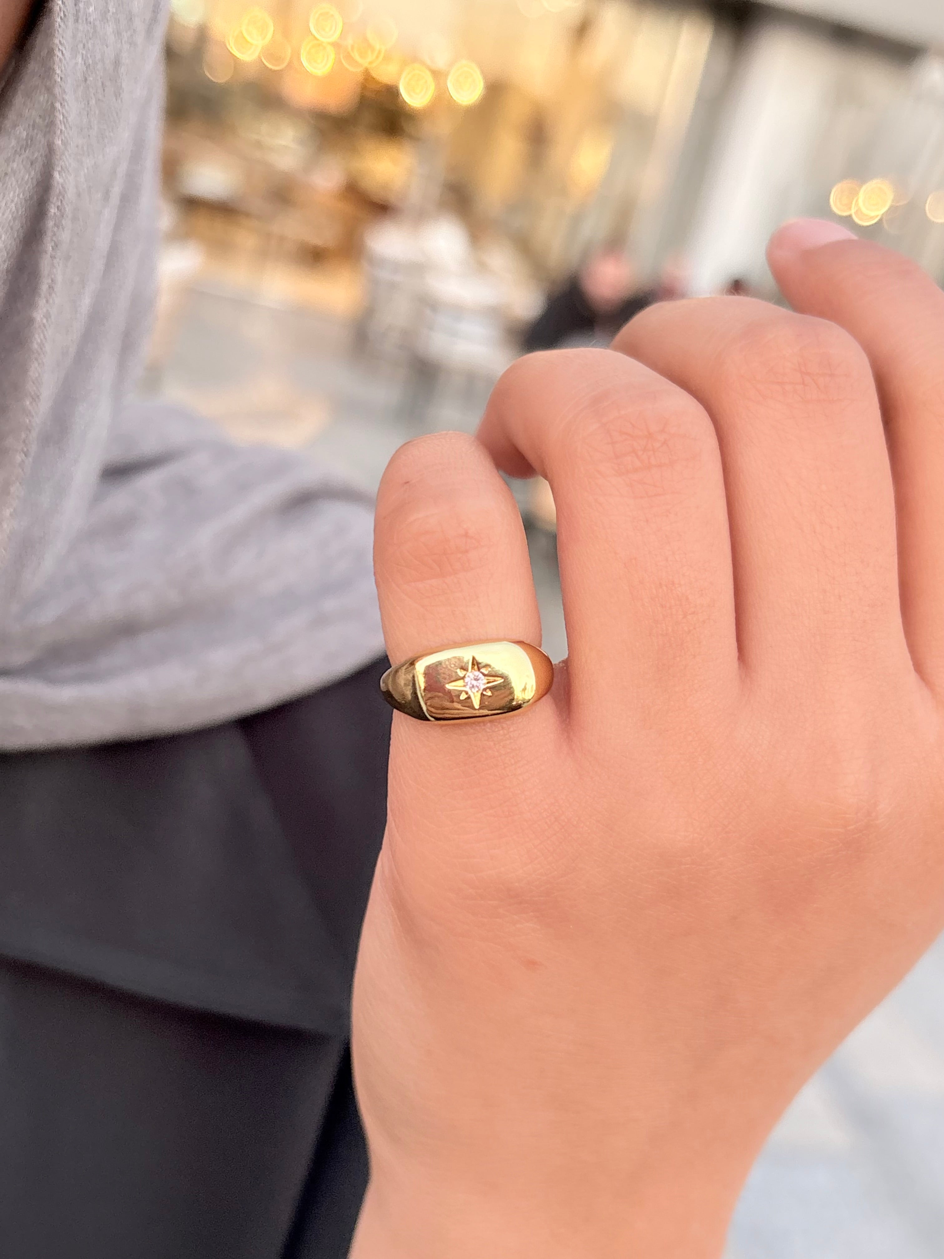 Pinky Spark Ring
