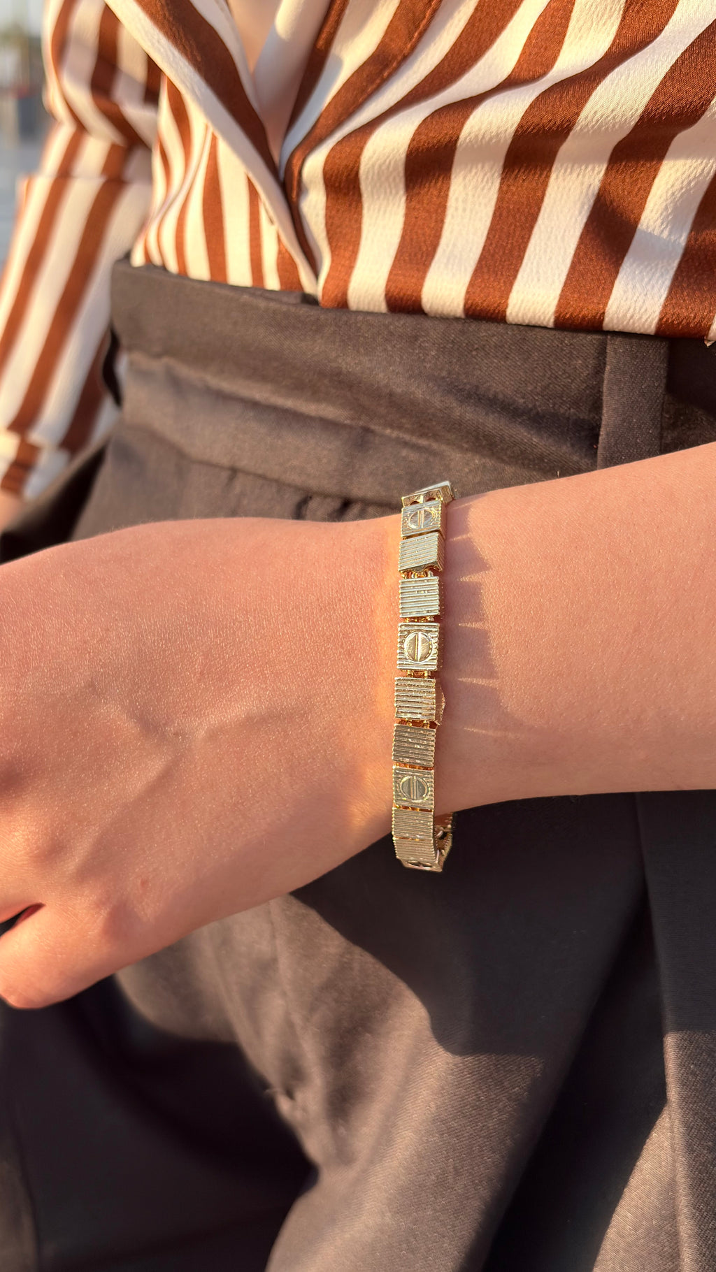 Gold Icon Bracelet