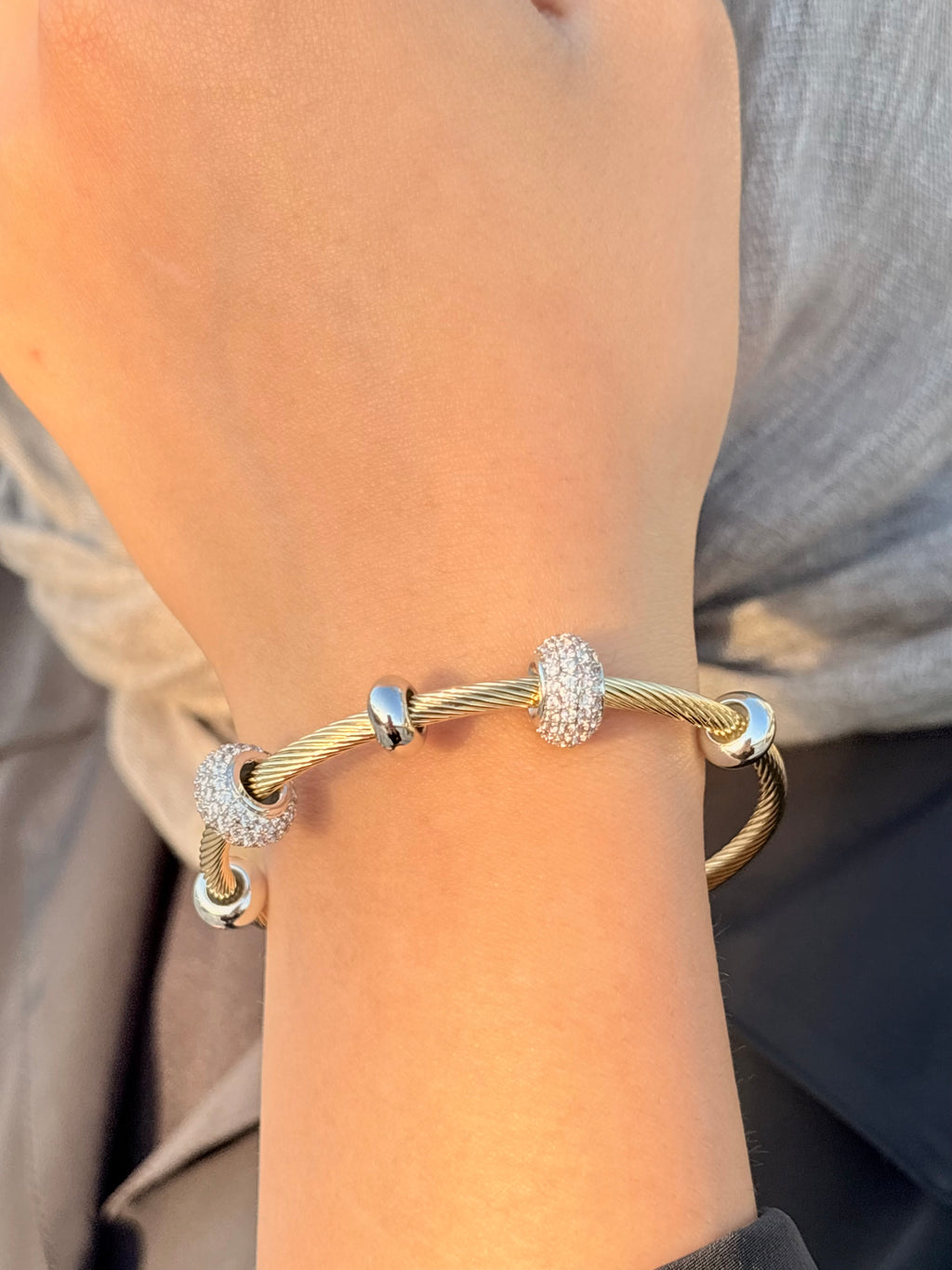 Golden Loop Bangle