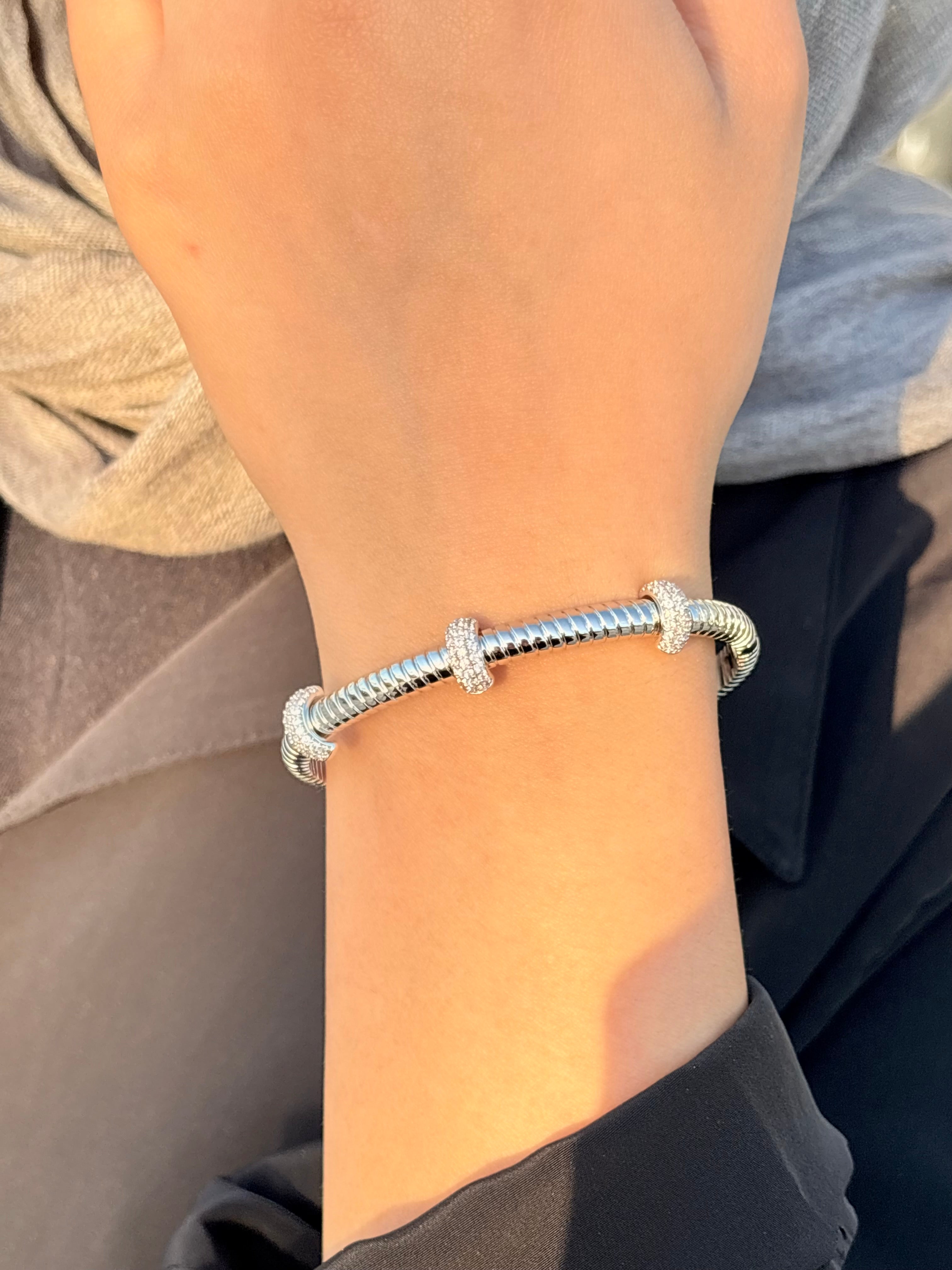 Silver Loop Bangle