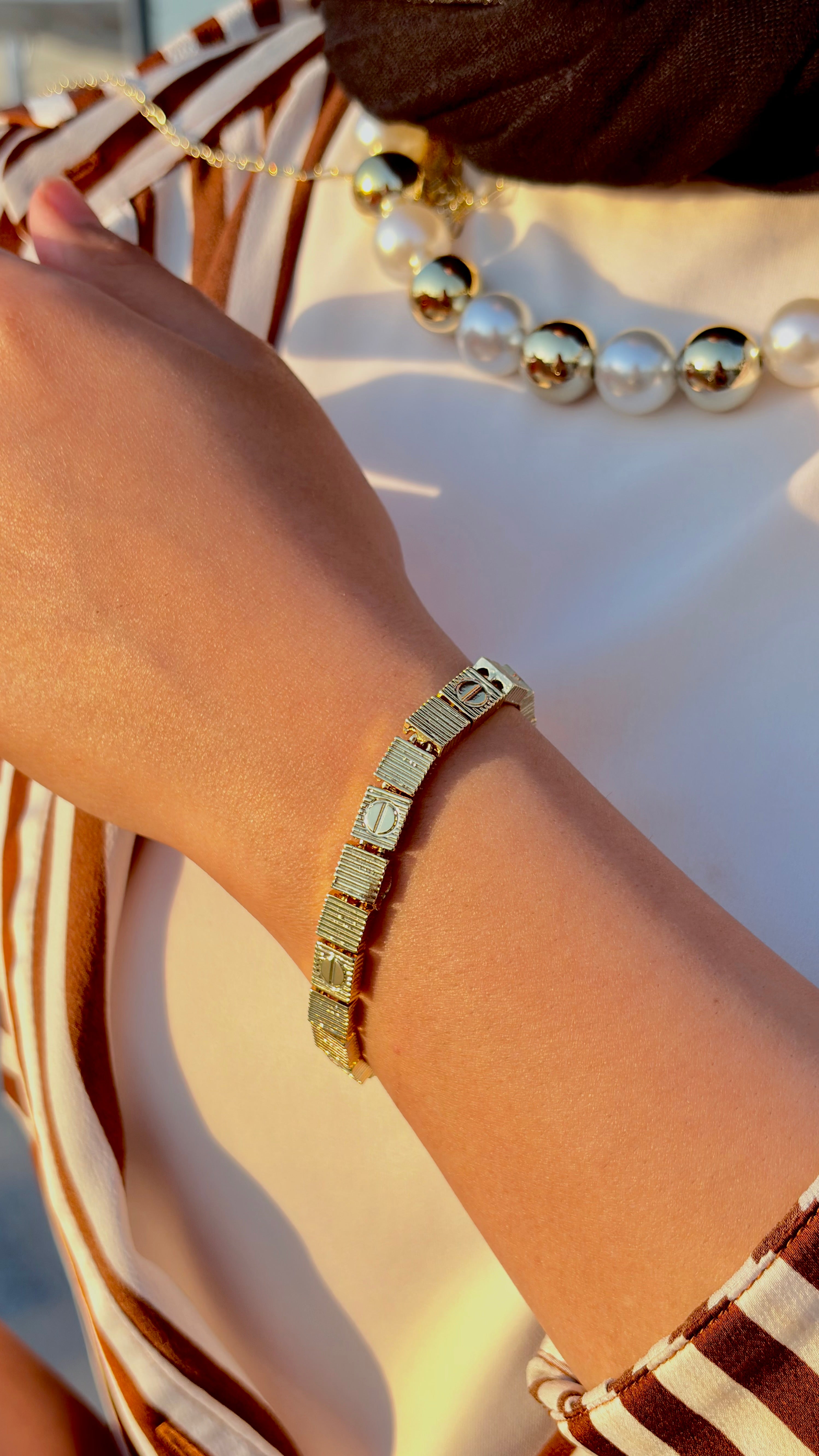 Gold Icon Bracelet