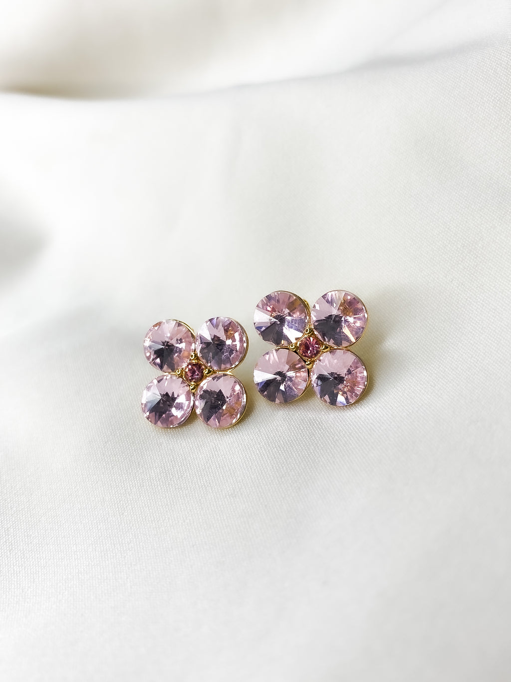 Crystal Rose Earrings