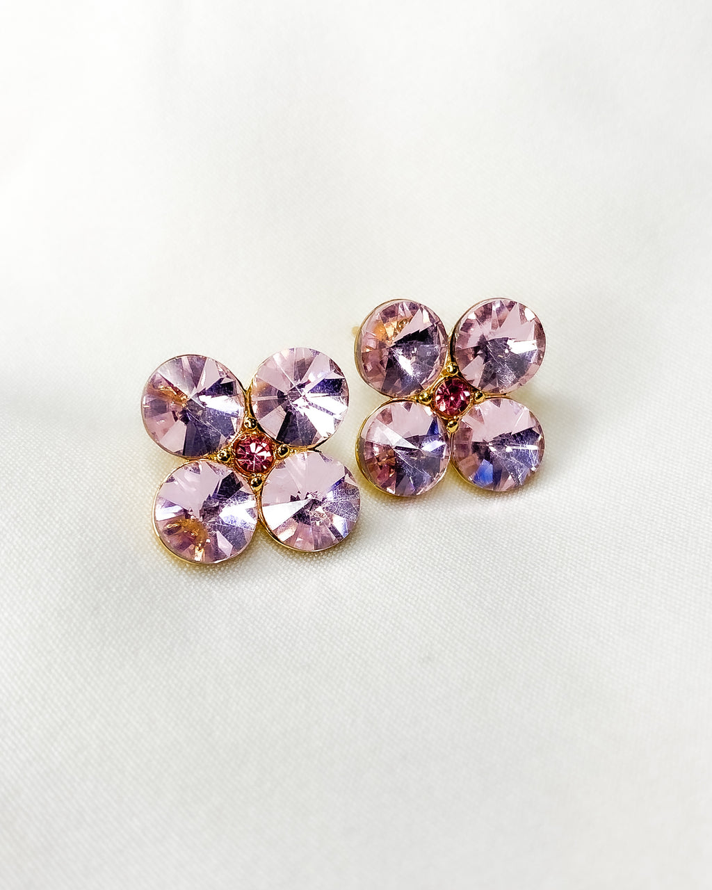 Crystal Rose Earrings